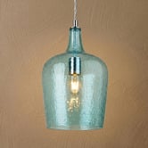 Luminea Fleury Textured Glass Pendant Light