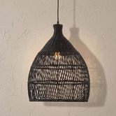 Luminea Downs Rattan Pendant Light