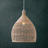 Luminea Downs Rattan Pendant Light