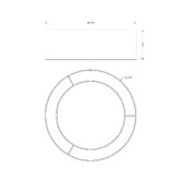 Luminea Lynne Cloud LED Flush Mount Ceiling Light