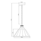 Luminea Brent Glass Pendant Light