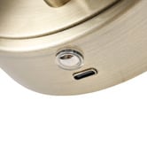 Luminea Preston Cordless LED Wall Light with Charging Cable