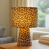 Luminea Tyler Leopard Table Lamp
