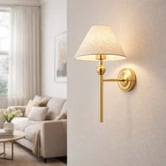 Luminea Ricks Linen Wall Light