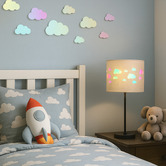 Luminea Lynne Cloud LED Table Lamp with Charging Cable