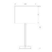 Luminea Lynne Cloud LED Table Lamp with Charging Cable