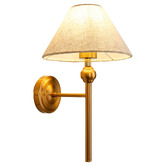 Luminea Ricks Linen Wall Light