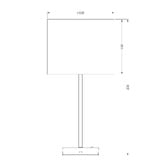 Luminea Lynne Star LED Table Lamp with Charging Cable