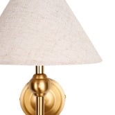 Luminea Ricks Linen Wall Light
