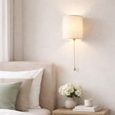 Luminea Monet Wall Sconce with Pull Cord