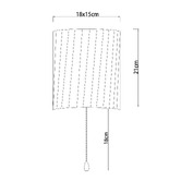 Luminea Smith Wall Sconce with Pull Cord