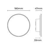Luminea Freddy Aluminium LED Wall Light