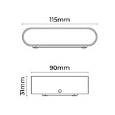 Luminea Edmund LED Outdoor Up/Down Wall Light