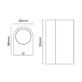 Luminea Kamil Outdoor Up/Down Wall Light
