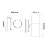 Luminea Tucker Outdoor Up/Down Wall Light