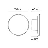 Luminea Freddy Aluminium LED Wall Light