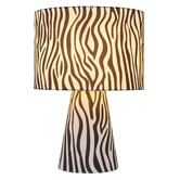 Luminea Tyler Zebra Table Lamp