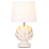 Luminea Benton Ceramic Artichoke Table Lamps
