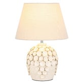 Luminea Newport Cream Ceramic Table Lamp
