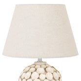 Luminea Newport Cream Ceramic Table Lamp
