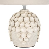 Luminea Newport Cream Ceramic Table Lamp