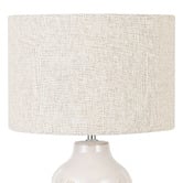 Luminea Burbank White Ceramic Table Lamp