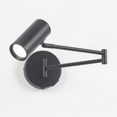 Luminea Calexico Aluminium Adjustable Wall Spotlight with USB