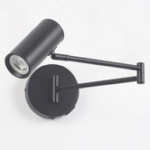 Luminea Calexico Aluminium Adjustable Wall Spotlight with USB