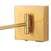 Luminea Denari Linen Swing Arm Wall Light with USB