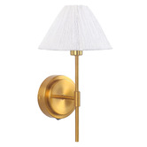 Luminea Viejo Brass Wall Light with USB