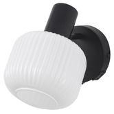 Luminea Clement Glass Wall Mounted Reading Light with USB
