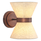 Luminea Soma Linen 2-Light Up/Down Wall Light