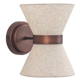 Luminea Soma Linen 2-Light Up/Down Wall Light