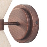 Luminea Soma Linen 2-Light Up/Down Wall Light