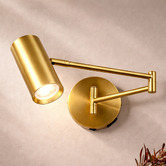 Luminea Calexico Aluminium Adjustable Wall Spotlight with USB