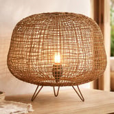 Luminea Stratford Rattan Table Lamp