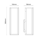 Luminea Sampson Outdoor Up/Down Wall Light