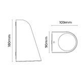 Luminea Hendricks LED Outdoor Wall Light