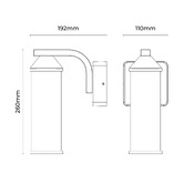 Luminea Gregory LED Outdoor Wall Light