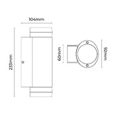 Luminea Sanaa Outdoor Up/Down Wall Light