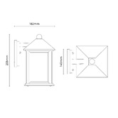 Luminea Jago Outdoor Wall Light