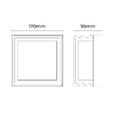 Luminea Filip LED Outdoor Wall Light
