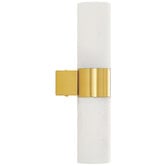 Luminea Elfie Marble-look 2-Light Wall Sconce