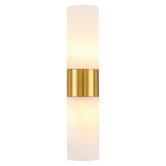 Luminea Elfie Marble-look 2-Light Wall Sconce