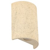 Luminea Mikara Travertine-look 2-Light Up/Down Wall Light