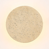 Luminea Vulan Travertine-look LED Wall Sconce
