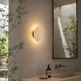 Luminea Vulan Travertine-look LED Wall Sconce