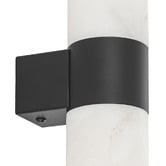 Luminea Elfie Marble-look 2-Light Wall Sconce