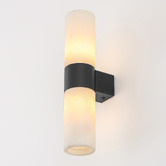 Luminea Elfie Marble-look 2-Light Wall Sconce