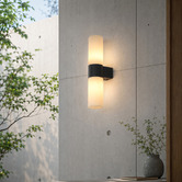Luminea Elfie Marble-look 2-Light Wall Sconce